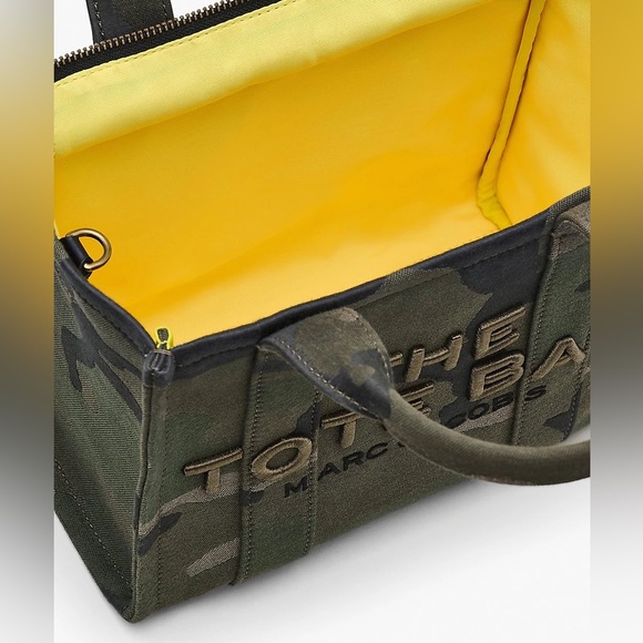 Marc Jacobs The Camo Jacquard Small Tote Bag - Green - Picture 4 of 14